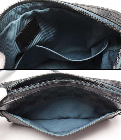 ルイ・ヴィトン ショルダーバッグ 斜め掛け アルファ メッセンジャー ダミエ グラフィット N40188 メンズ LOUIS VUITTON