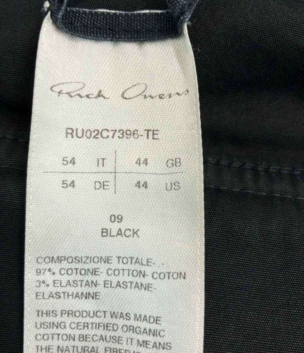 Rick Owens カーゴパンツ コットン ジッパーポケット 裾リブ RU02C7396-TE メンズ SIZE 54 (XL) リックオウエンス