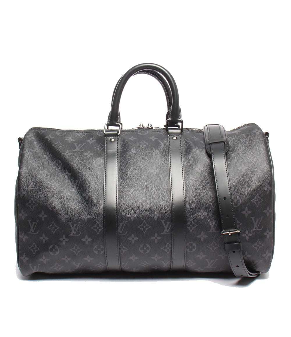 LOUIS VUITTON 2WAYボストンバッグ ショルダーバッグ 斜め掛け キーポル バンドリエール45 モノグラムエクリプス M40569 メンズ ルイ・ヴィトン