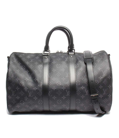 LOUIS VUITTON 2WAYボストンバッグ ショルダーバッグ 斜め掛け キーポル バンドリエール45 モノグラムエクリプス M40569 メンズ ルイ・ヴィトン