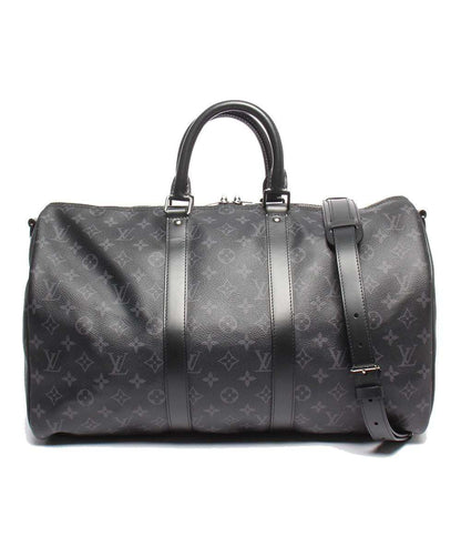 LOUIS VUITTON 2WAYボストンバッグ ショルダーバッグ 斜め掛け キーポル バンドリエール45 モノグラムエクリプス M40569 メンズ ルイ・ヴィトン