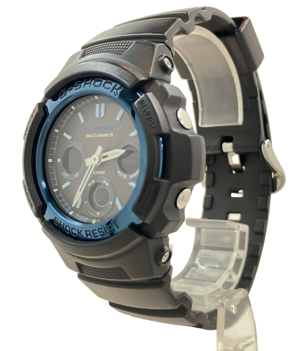 CASIO 腕時計 G-SHOCK ソーラー ブラック AWG-M100A メンズ カシオ