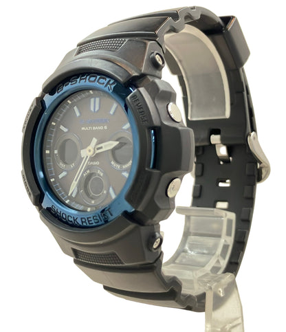 CASIO 腕時計 G-SHOCK ソーラー ブラック AWG-M100A メンズ カシオ