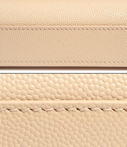 サンローラン ショルダーバッグ チェーン レザー YSLロゴ ゴールド金具 ケイト ミディアム グレイン ド プードルレザー レディース SAINT LAURENT