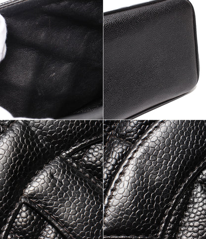 CHANEL トートバッグ シルバー金具 キャビアスキン マトラッセ 復刻トート ６番台 A01804 レディース シャネル