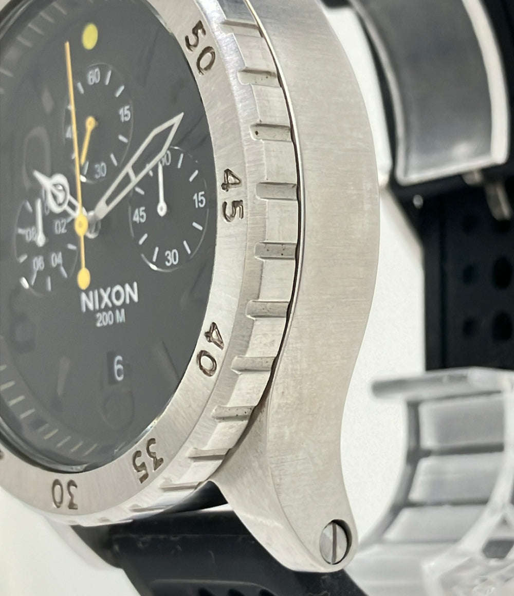 NIXON 腕時計 クオーツ ブラック メンズ ニクソン