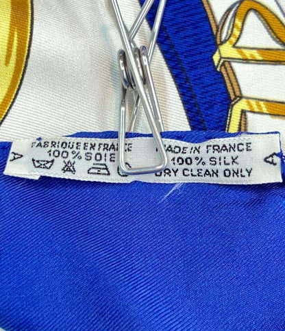 HERMES スカーフ シルク100% カレ90 Eperon dor レディース エルメス