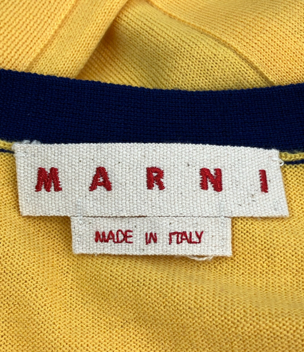 美品 MARNI カラーブロック ロングカーディガン レディース SIZE 36 (XS) マルニ