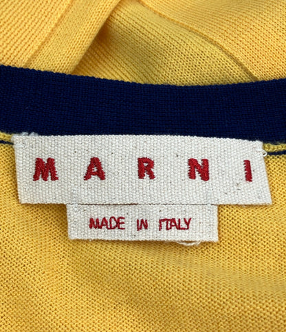 美品 MARNI カラーブロック ロングカーディガン レディース SIZE 36 (XS) マルニ