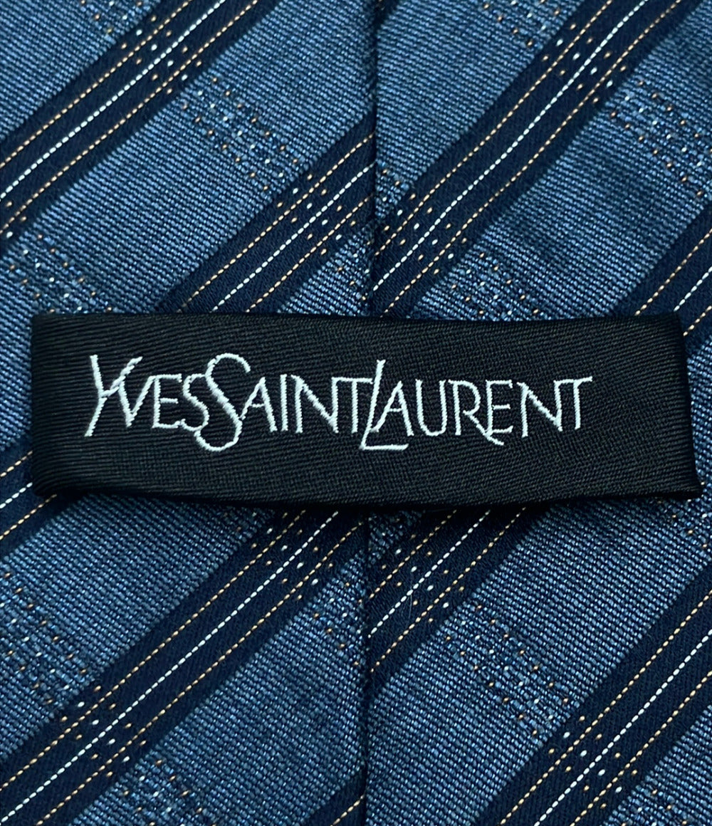 YVES SAINT LAURENT ネクタイ 格子柄 メンズ イヴ・サンローラン
