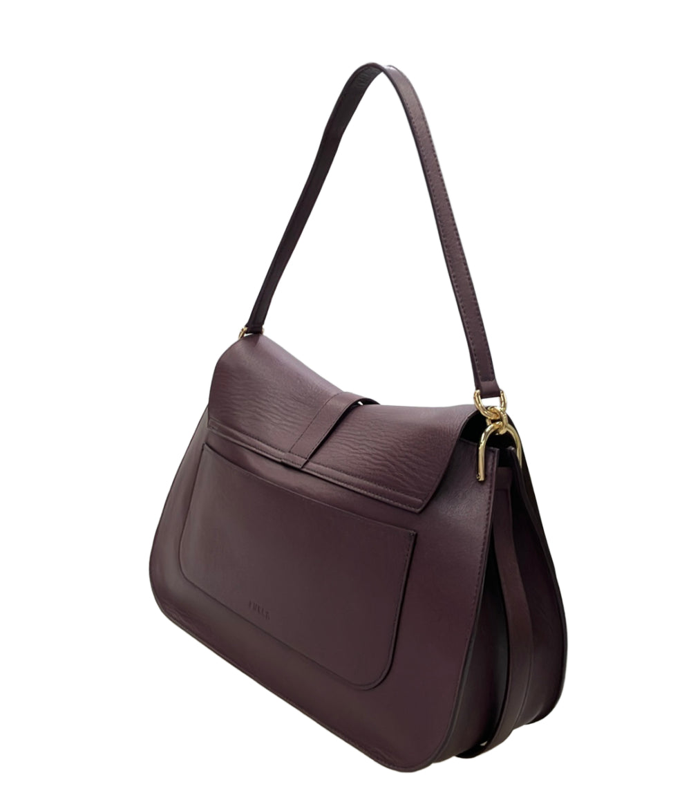 美品 FURLA 2way ショルダーバッグ 肩掛け 斜め掛け TOPHANDLE レディース フルラ