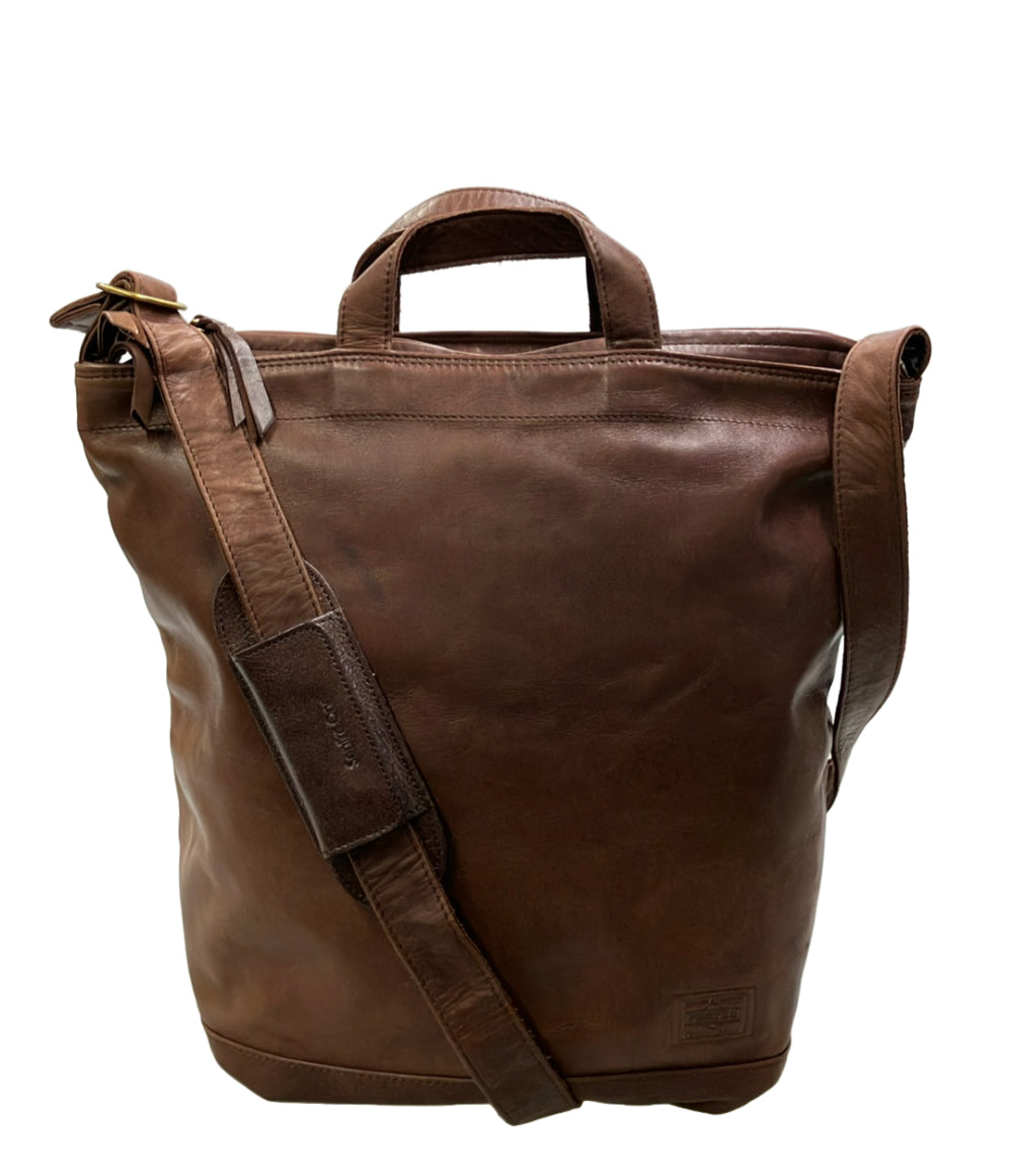 PORTER ハンドバッグ ショルダーバッグ 2WAY 斜め掛け レザー フランク メンズ ポーター