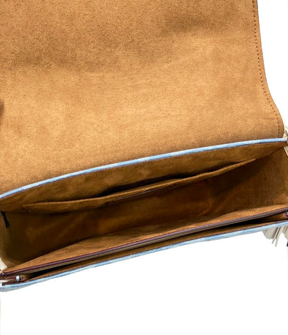 美品 コーチ ショルダーバッグ 斜め掛け 肩掛け シグネチャー C8514 レディース COACH