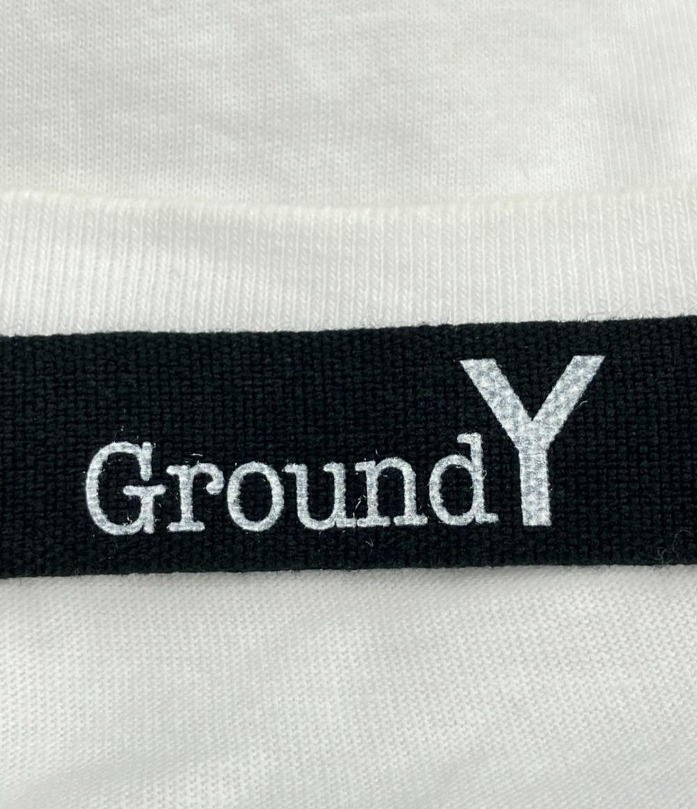 グラウンドワイ 半袖Tシャツ レディース SIZE 1 (S) ground Y