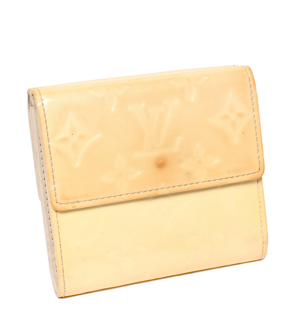 LOUIS VUITTON Wホック二つ折り財布 ポルトフォイユ エリーズ ヴェルニ M91349 レディース ルイ・ヴィトン