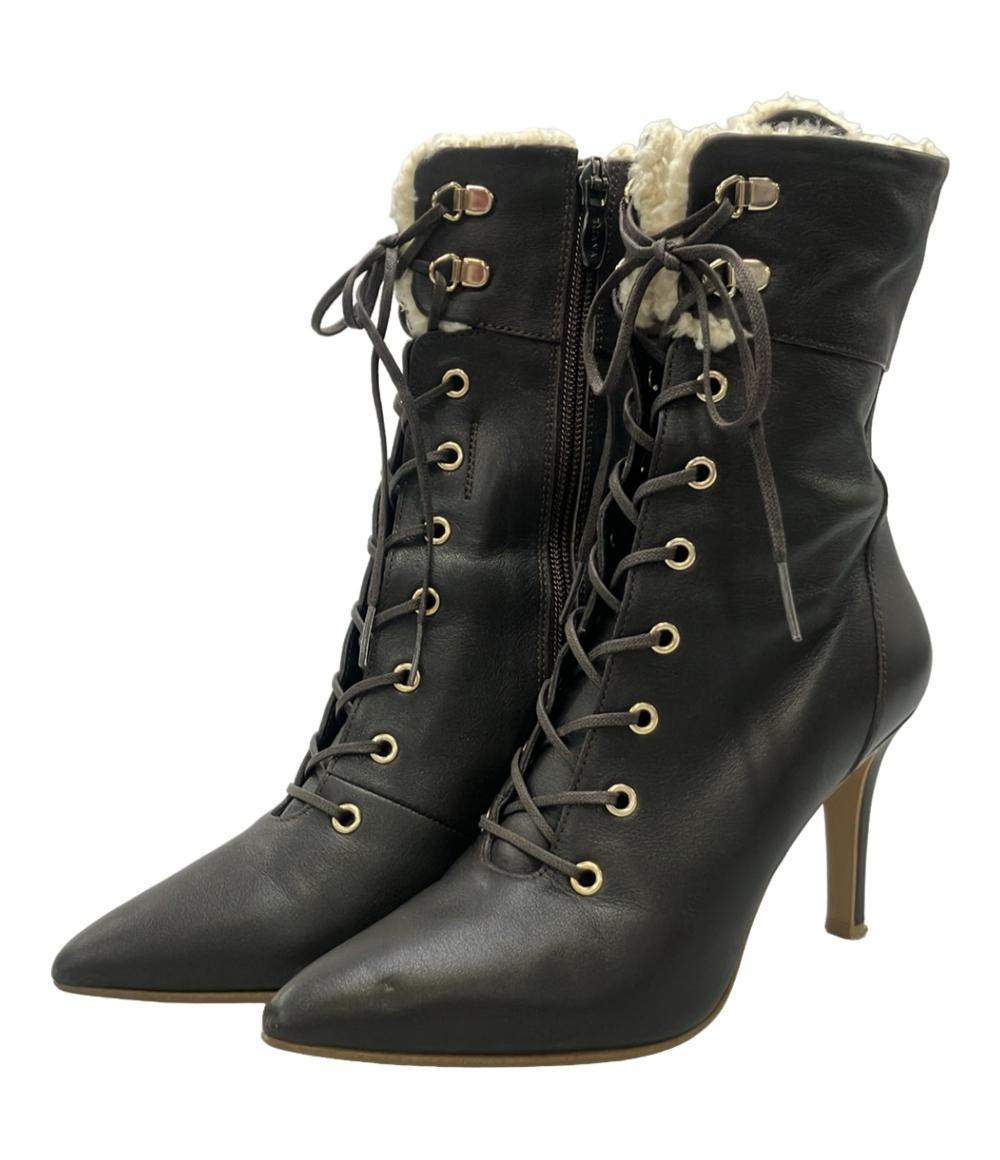 DIANA レースアップショートブーツ 68260 レディース SIZE 23.0 (M) ダイアナ