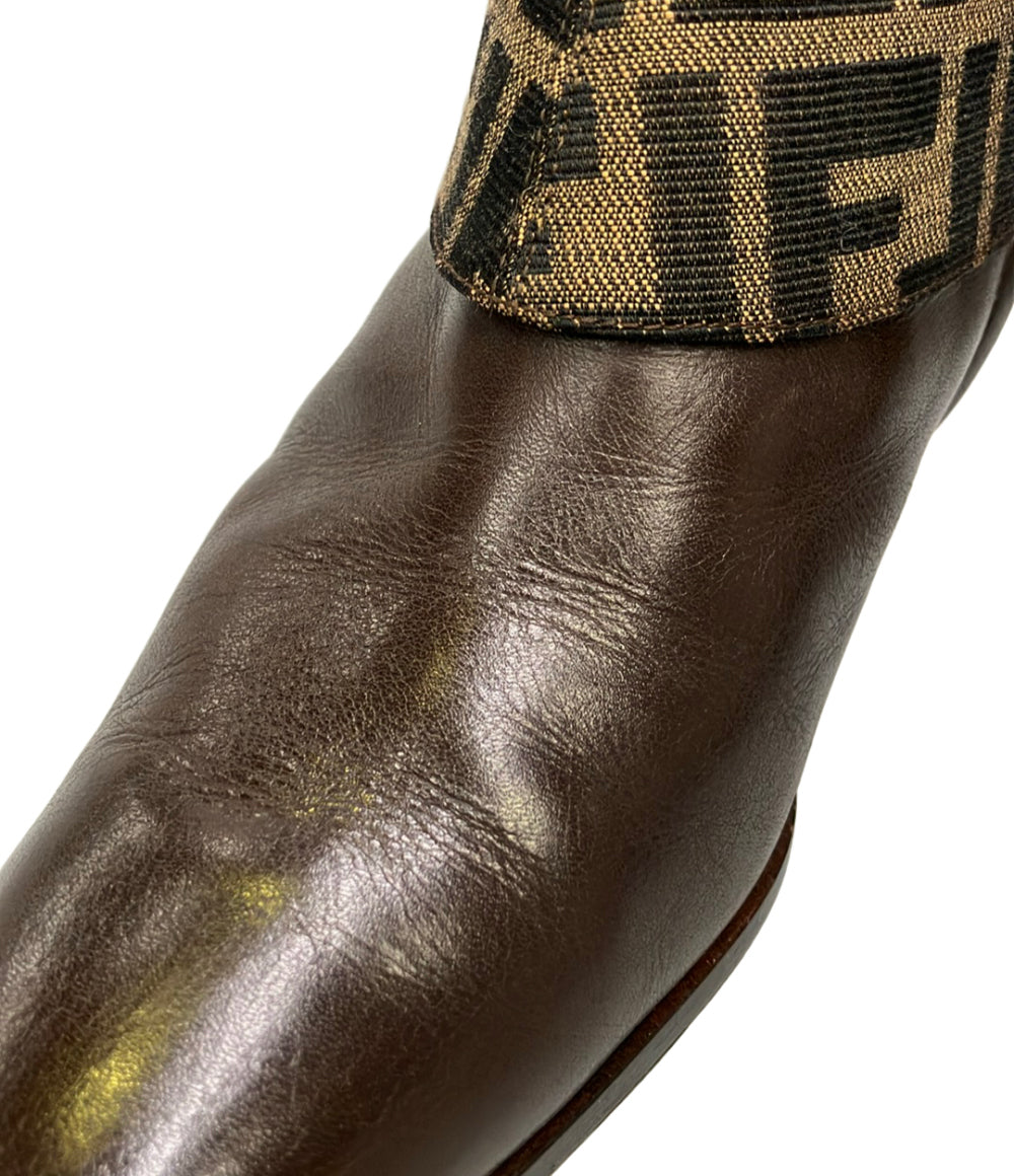 FENDI ショートブーツ ズッカ レディース SIZE 37 フェンディ