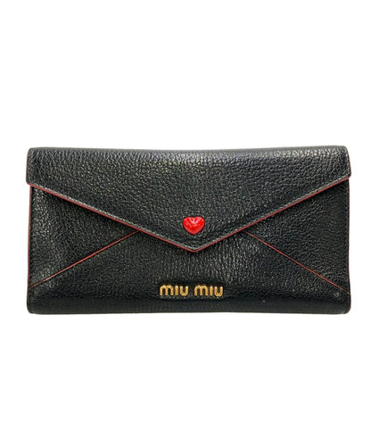 MIUMIU 三つ折り長財布 ラブレター レディース ミュウミュウ