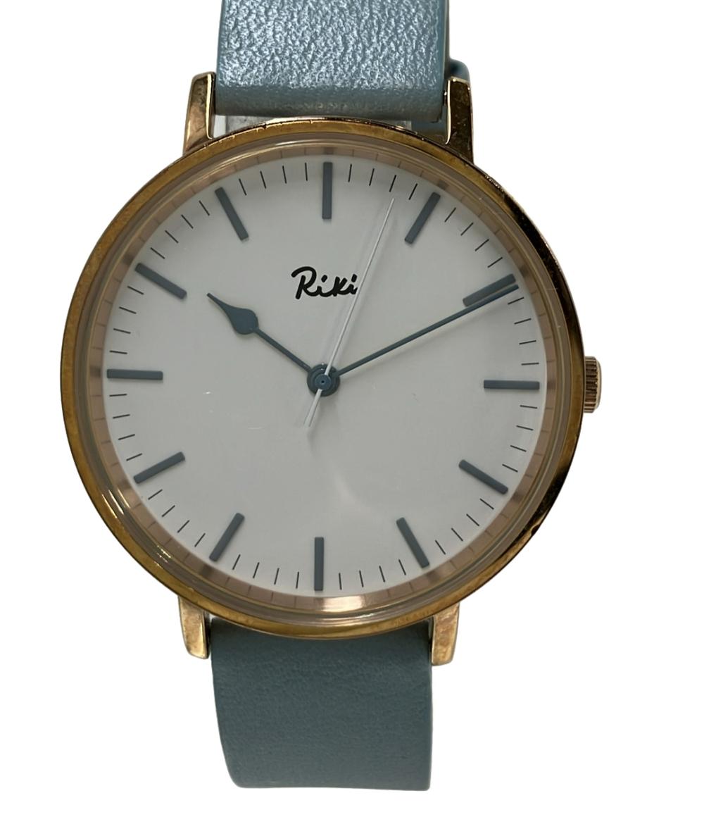 Riki 腕時計 ソーラー ホワイト VJ21-KE20 レディース メンズ リキ