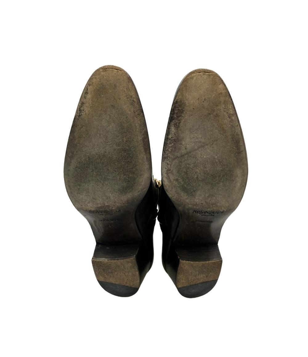 YVES SAINT LAURENT ショートブーツ サイドジップ メンズ SIZE 41 (26cm) イヴ・サンローラン