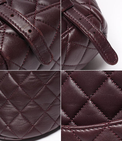 シャネル リュックサック バックパック ゴールド金具 マトラッセ ラムスキン レディース CHANEL