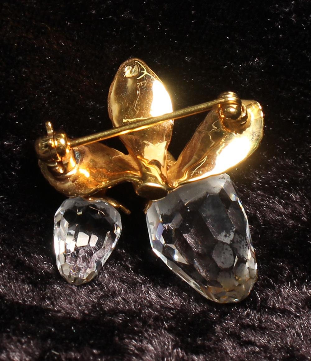 スワロフスキー ブローチ イチゴ いちご ストロベリー レディース SWAROVSKI