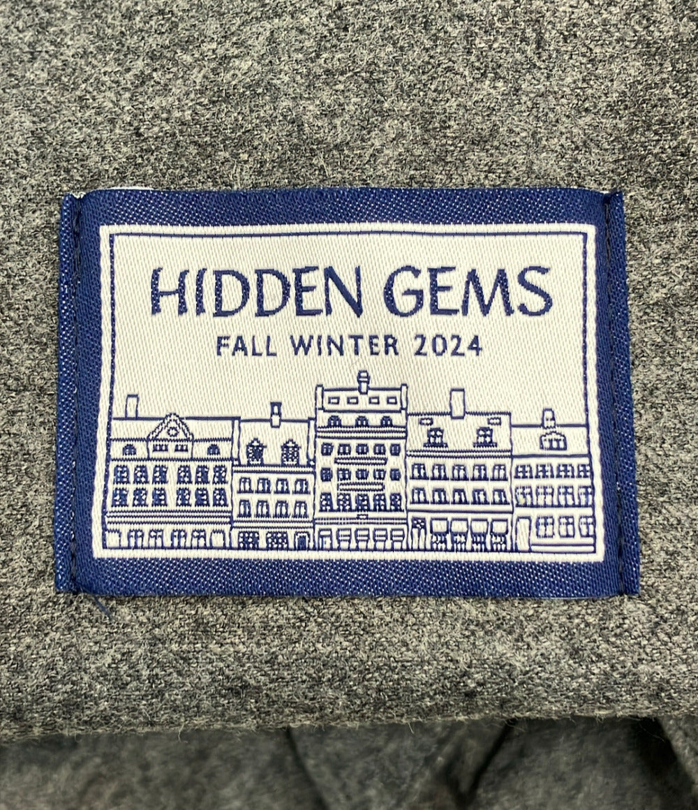美品 HIDDEN GEMS 長袖 ブラウス ウール レディース SIZE FREE (M) ヒドゥン ジェムス
