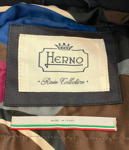 ヘルノ ステンカラーコート 裏地切替 IM000154D 13218 9200 レディース SIZE 44 (L) Herno