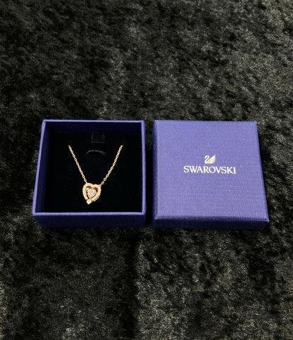 美品 スワロフスキー ネックレス ハートモチーフSparkling Dance Heart 5284188 レディース SWAROVSKI