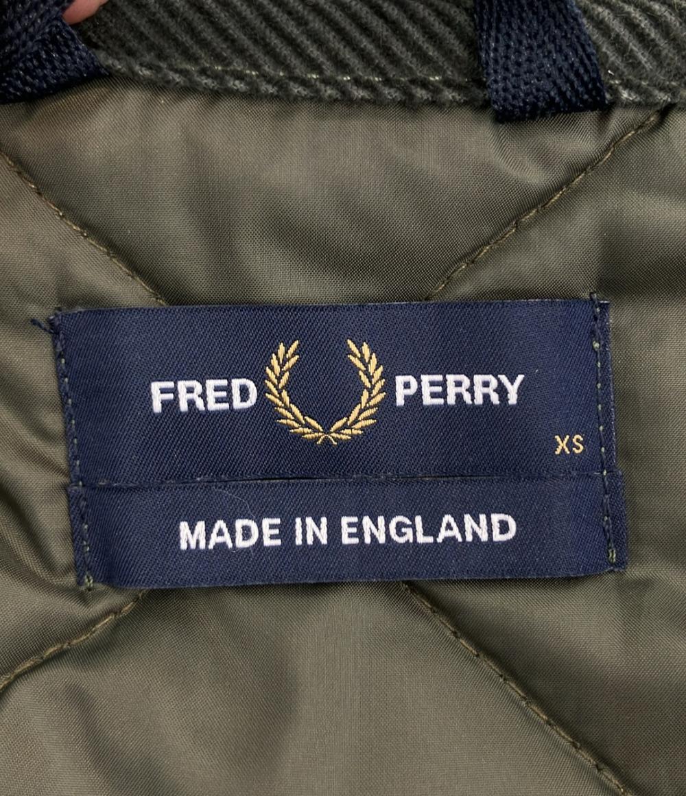 美品 フレッドペリー ノーカラージャケット キルティング メンズ SIZE XS (XS) FRED PERRY