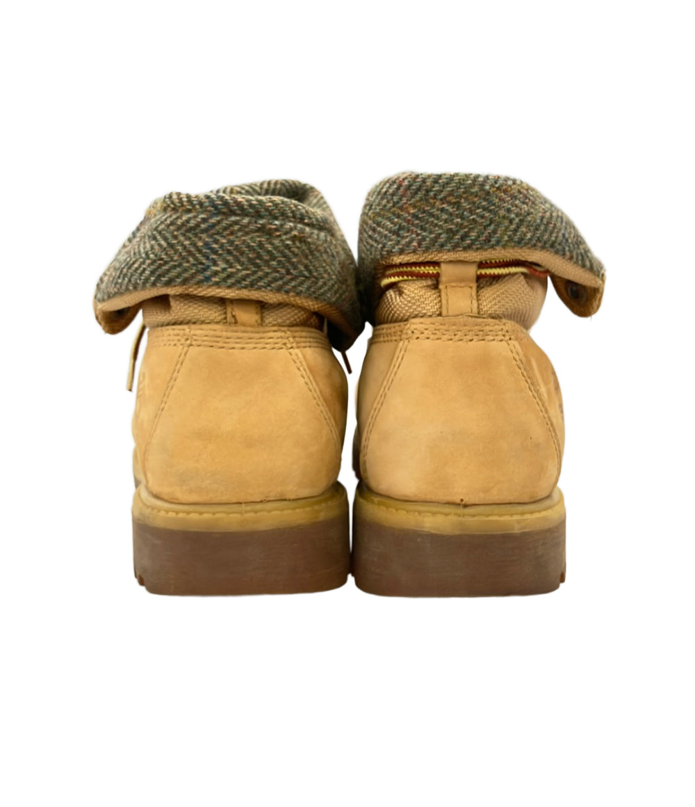 Timberland ロールトップブーツ × ハリスツイード ヘリンボーン柄 メンズ SIZE 9 W ティンバーランド