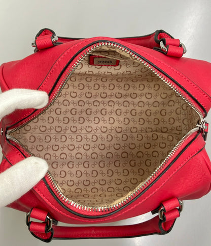 美品 Guess ハンドバッグ ショルダーバッグ 2WAY 斜め掛け レザー レディース ゲス