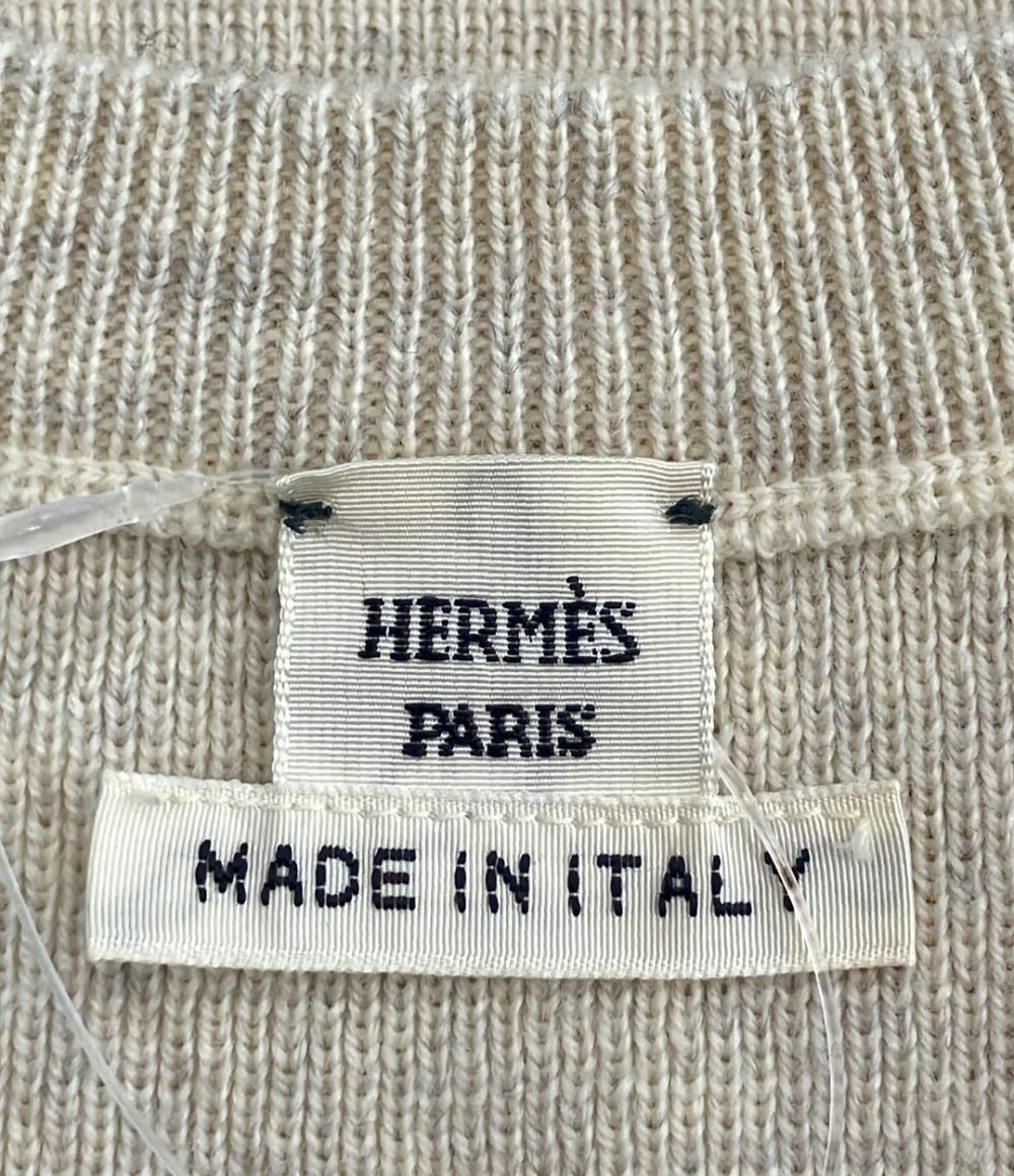 HERMES 長袖 クルーネック ニット レディース SIZE 38 (S) エルメス