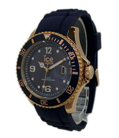 ice watch 腕時計 クオーツ ネイビー系 レディース メンズ アイスウォッチ