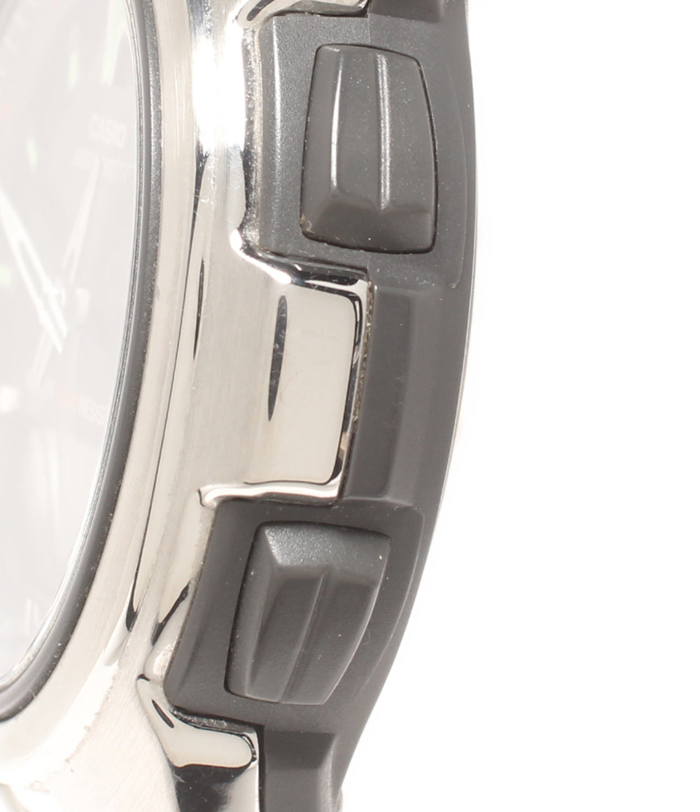 美品 CASIO 腕時計 電池電波 ウェーブセプター クオーツ WVA-109HJ メンズ カシオ