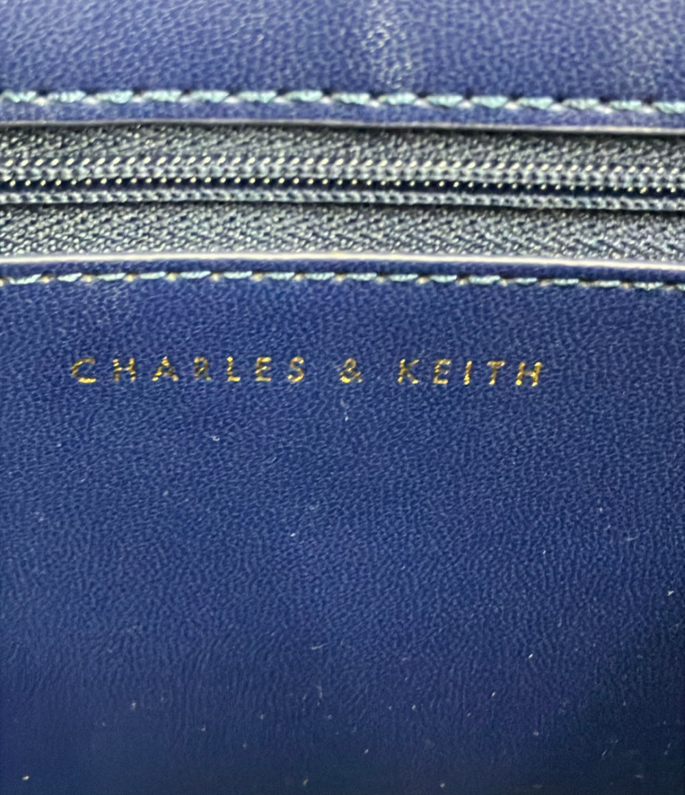 美品 CHARLES&KEITH ショルダーバッグ 斜め掛け チェーン レディース