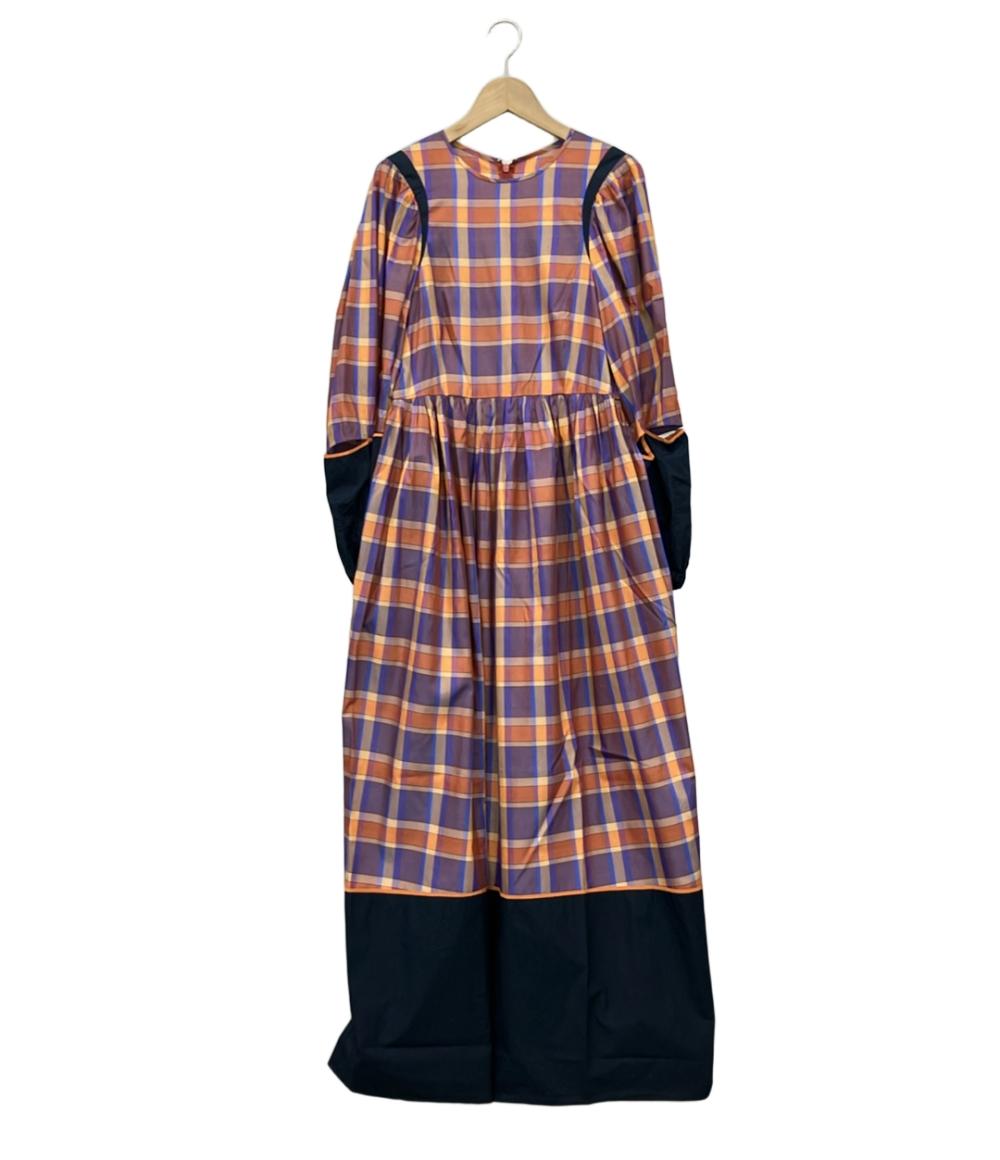 アイレネ 長袖ワンピース チェック レディース SIZE 36 (M) IRENE