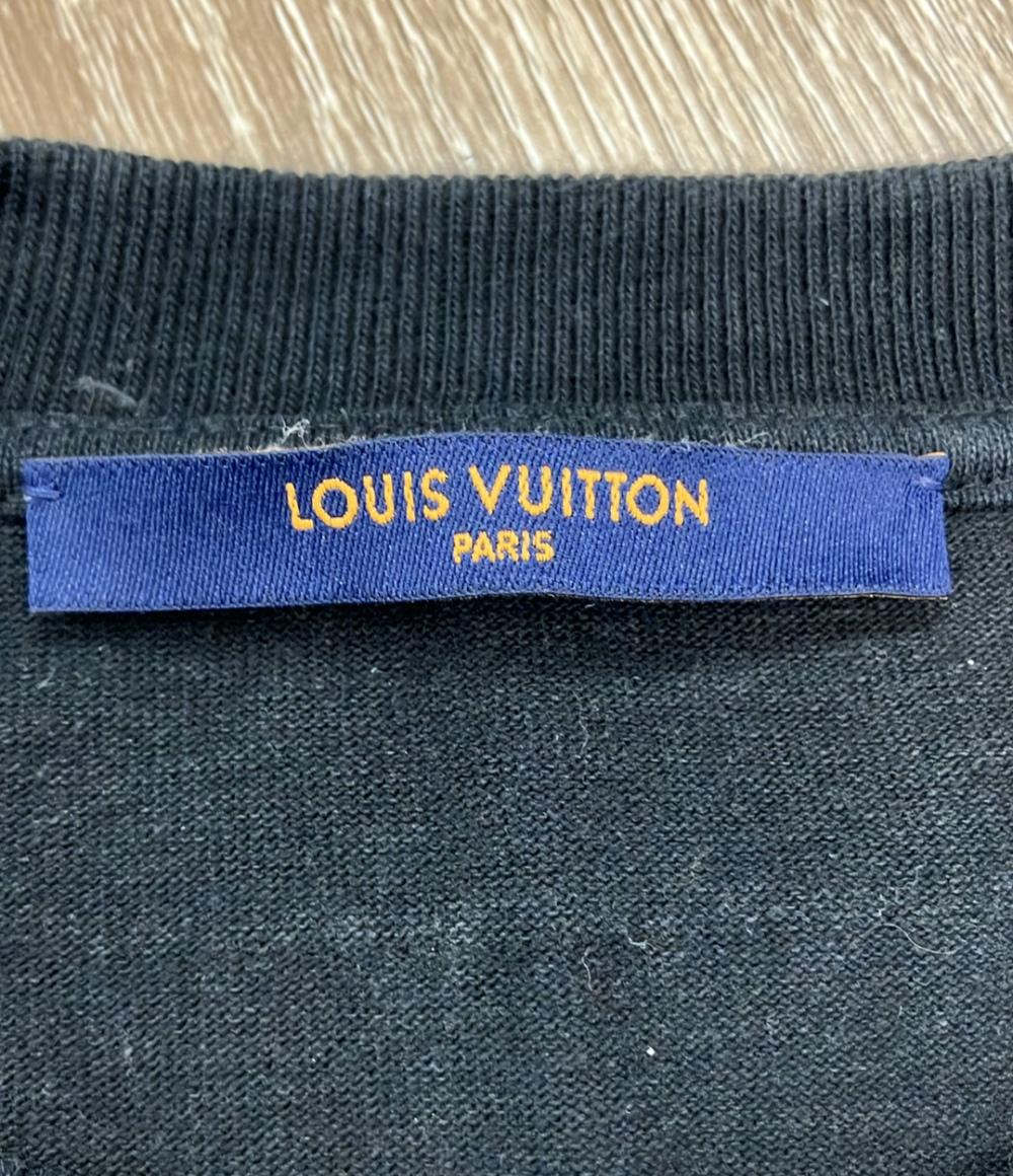 LOUIS VUITTON 半袖Tシャツ 22SS ウォッシュド加工 インサイドアウト 編み込みポケット Tシャツ RM222V NPLHNY 10W メンズ SIZE L ルイ・ヴィトン