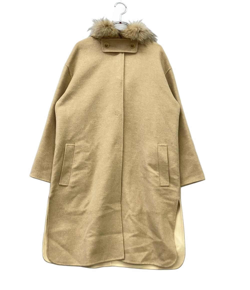 美品 FOXEY カシミアコート フォックスファー付き タグ付き 34707-ACFY10PN レディース フォクシー