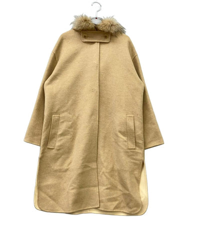美品 FOXEY カシミアコート フォックスファー付き タグ付き 34707-ACFY10PN レディース フォクシー
