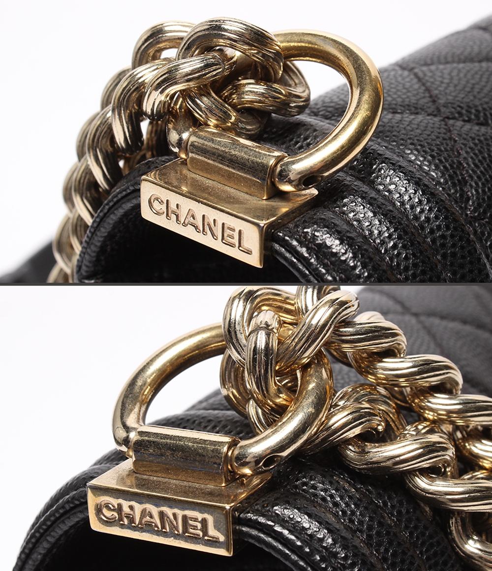 CHANEL チェーンショルダーバッグ ボーイシャネル ゴールド金具