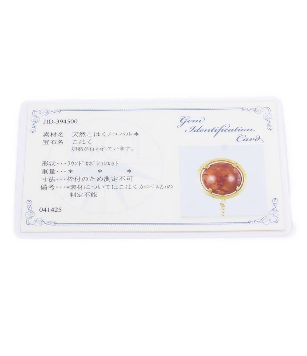 タイピン 琥珀 メンズ