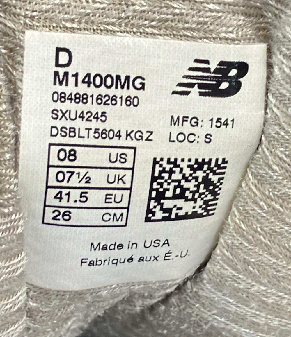 NEW BALANCE ローカットスニーカー M1400MG メンズ SIZE 26.0 (M) ニューバランス