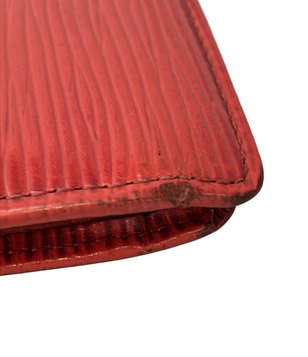 ルイ・ヴィトン 二つ折り財布 ポルトビエカルトクレディモネ エピ  