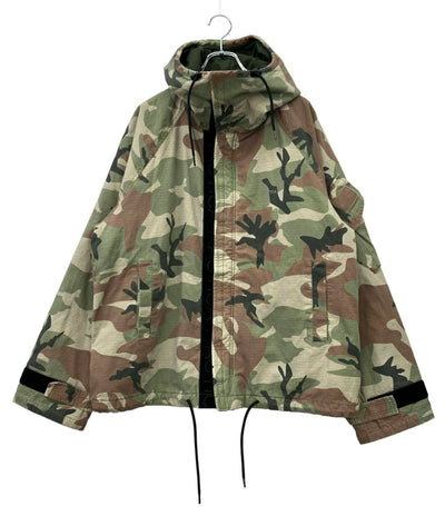 美品 NAUTICA 中綿ジャケット カモフラ柄 メンズ SIZE XL ノーティカ