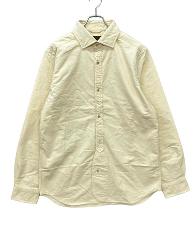 美品 Nigel Cabourn 長袖シャツ 24SS BRITISH OFFICER S SHIRT メンズ SIZE 52 (XL) ナイジェルケーボン