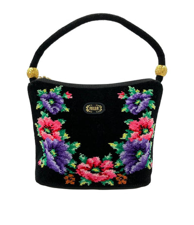 美品 FEILER ハンドバッグ 花柄 レディース フェイラー