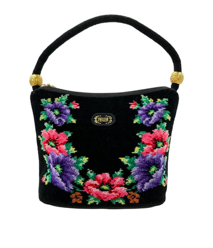 美品 FEILER ハンドバッグ 花柄 レディース フェイラー