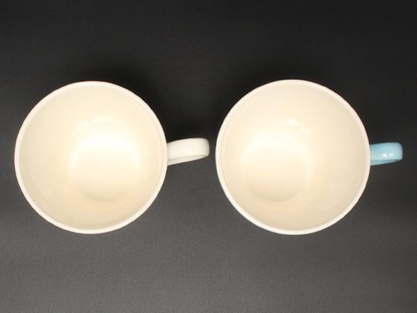 美品 WEDGWOOD マグカップ 2点セット ペア フェスティビティ アイボリー ブルー ウエッジウッド
