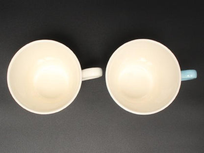 美品 WEDGWOOD マグカップ 2点セット ペア フェスティビティ アイボリー ブルー ウエッジウッド